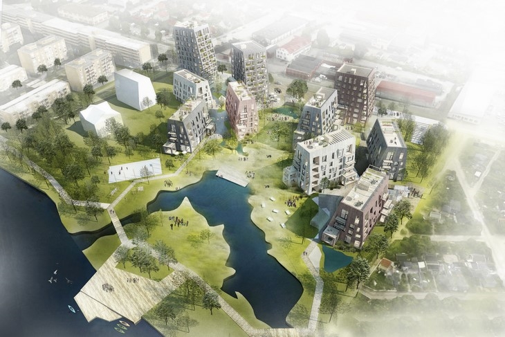 Archisearch C.F. MØLLER TO CONSTRUCT A FULLY TIMBER TOWN IN ÖREBRO, SWEDEN 
